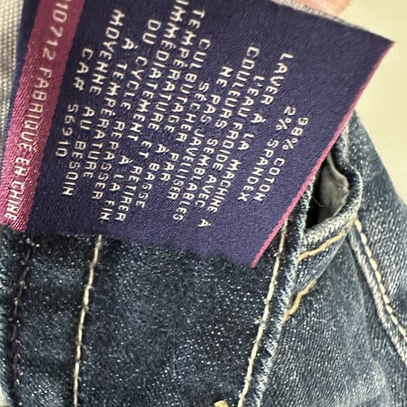 Vigoss Jeans Womens 5 The New York Capri Embroidered Pocket Distressed Denim - Picture 11 of 16